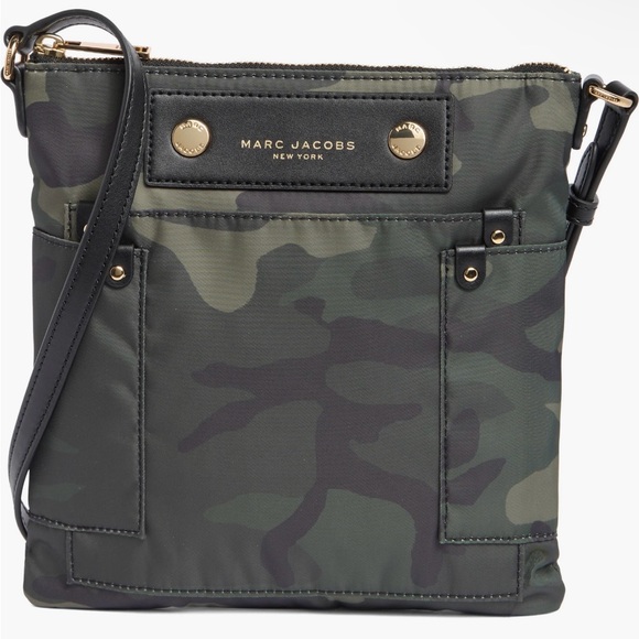 Marc Jacobs Camo Preppy Swing Crossbody Bag - Picture 1 of 5